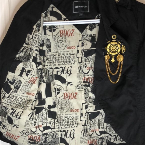 Muniton japanese designers blazer jacket - Picture 6 of 8